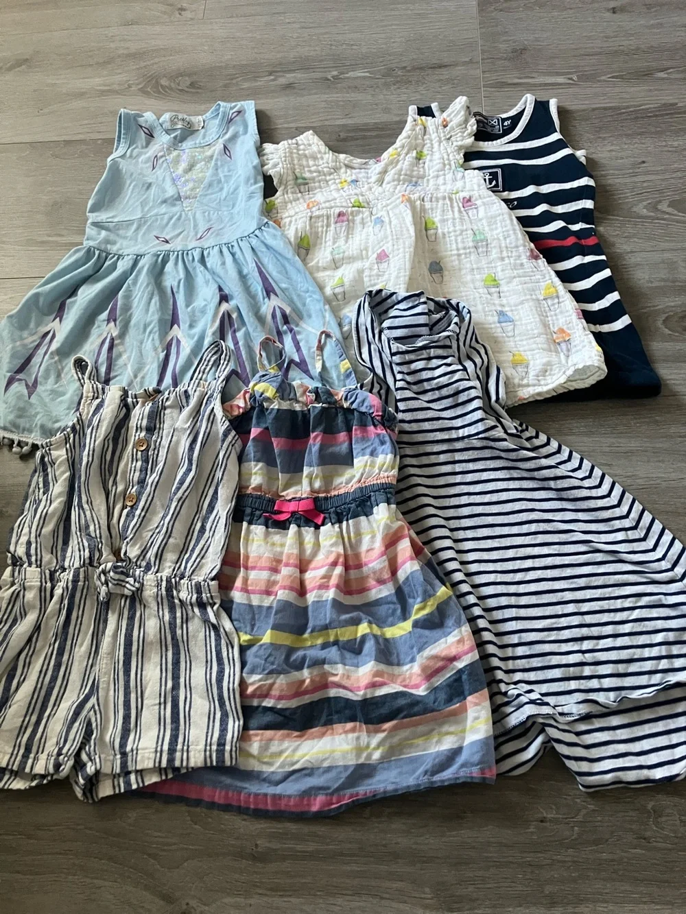Toddler Girls Dresses | Bundle of Six  Pieces | 3T